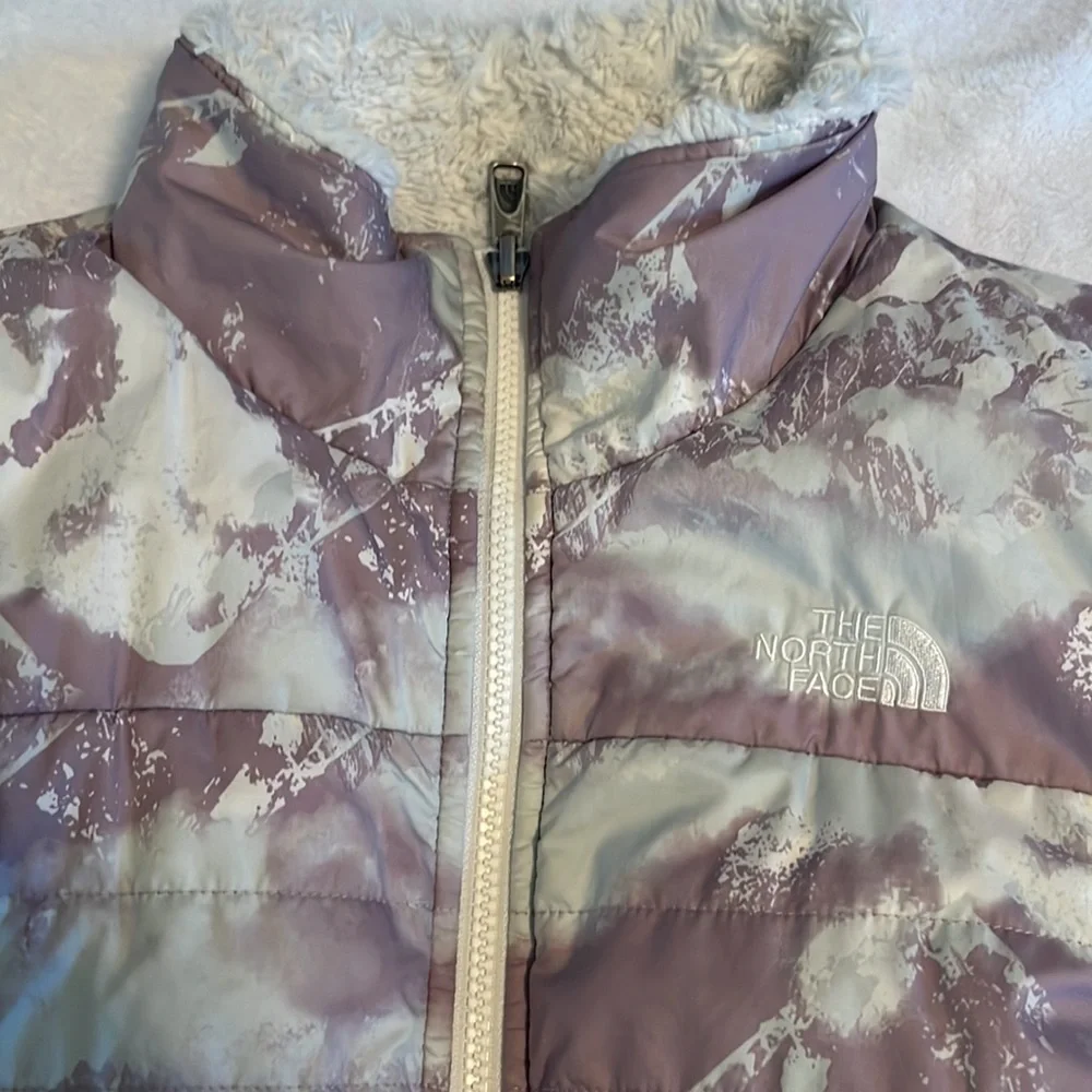 The North Face reversable mossbud swirl jacket